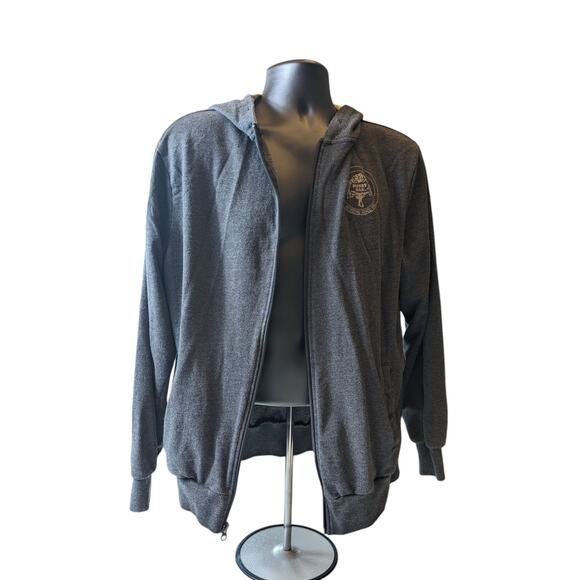 Mossy Oak Hoodie Men Large Camo Zip Outdoor Pullover Jacket Hiking Sweatshirt - Picture 12 of 16